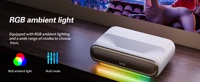 Proyector Láser Tricolor de Tiro Corto UST, Full HD 1080P, Videojuegos Inteligentes, Proyector DLP, 1200ANSI, Alto Lumen, 4K, Android 13, Beamer
