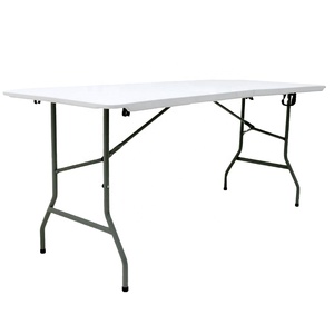 6ft 1.8m Folding Heavy Duty Catering Outdoor Trestle Party Portable Plastic Folding Tables