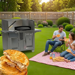Automatic Rotary Gas Bread Oven Pita Bread Making Machine Commercial Arabic Bakery Equipment for Sale High Quality Factory Price - Product Image 1