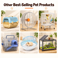 Vente en gros : Cage verte pour hamster, grande surface, villa transparente en plastique avec roue d'exercice amovible, style minimaliste, moderne et portable