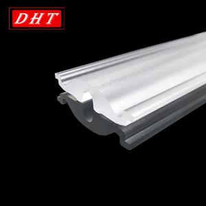 Profils en plastique sur mesure, optiques, PMMA transparent, givré, lentille LED, lentille linéaire, couvercle pour profil <span class=keywords><strong>de</strong></span> lumière linéaire LED - Product Image 1