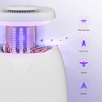 Lampe anti-moustiques d'intérieur 2025, plus sûre pour la maison, tue les mouches, piège à mouches, cuisine, chambre à coucher, moucherons, mites, répulsif contre les mouches