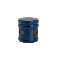 Nouvel arrivage de broyeur d'herbes aromatiques en aluminium de qualité supérieure avec dents pointues broyeur de tabac en métal avec logo personnalisé pour magasin de cigarettes accessoires pour fumeurs