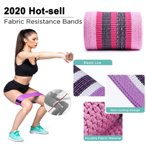 <span class=keywords><strong>3</strong></span> Pacote Faixas de Tecido Resistente, Bandas de Exercício de Resistência de <span class=keywords><strong>Loop</strong></span> Banda Glúteo Hip para As Mulheres. - Product Image 3