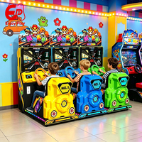 Machine de jeu de course automobile à monnayeur avec écran HD 32 pouces, langues espagnole et anglaise, pour centres de jeux et parcs d'attractions