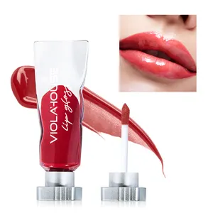 Violahome lipstik Lip Gloss pelembab, Lip Gloss melembabkan menutrisi lapisan warna 13 warna cermin bening