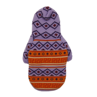 Vente flash - Pull pour chien de Noël, sweat à capuche, jacquard géométrique, manteau d'hiver pour animaux de compagnie, veste en polaire chaude pour chiot