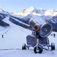 Prix de la machine à neige d'extérieur pour l'hiver, générateur de neige pour station de ski, canon à neige intelligent pour parc de neige, fournisseur de canon à neige entièrement automatique