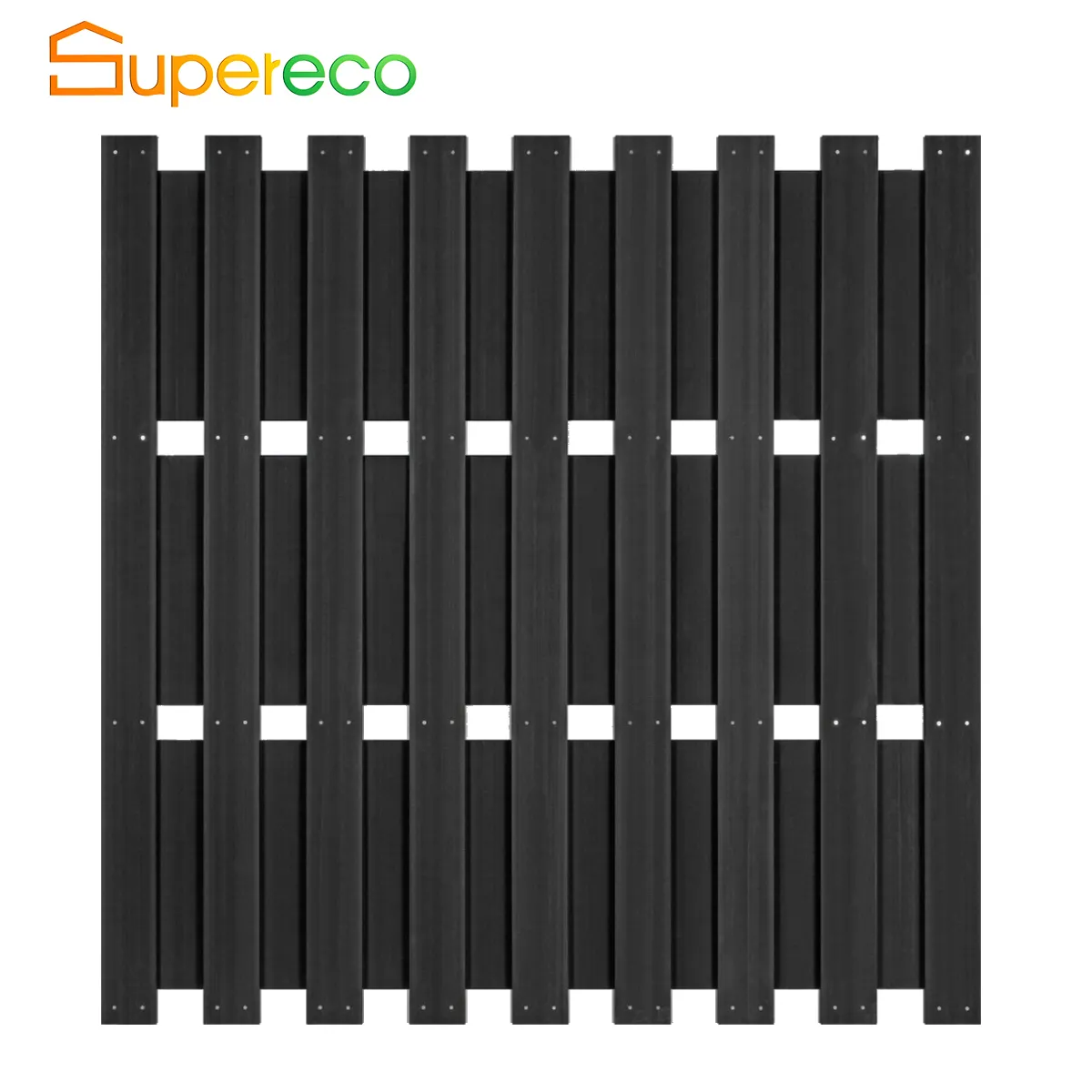 Garden Wpc Composite Wood Plastic Fence Post Panels Door Boards
