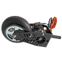 Fourche avant Crazy Cart haute performance avec moteur et roue de 4 pouces