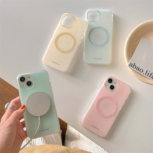 เคสโทรศัพท์แบบมินิมอลลายหมึกกระเซ็นแม่เหล็กสองชั้น สำหรับ iPhone 17 Pro Max 16 15 14 - Product Image 2