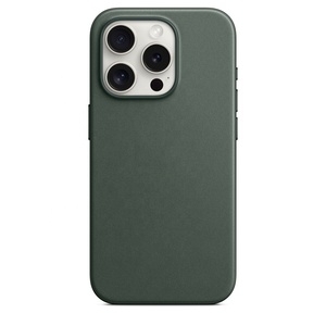 IPhone 15 için telefon kılıfı orijinal 15Pro dokuma kılıf dimi resmi web sitesi manyetik emme tam paketi deri koruyucu kılıf - Product Image 1