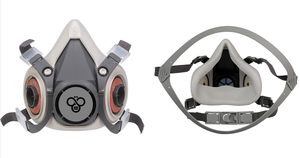 Masque respiratoire demi-visage en silicone personnalisé certifié CE 6200, réutilisable, anti-poussière, pour la construction et la protection contre la poussière - Product Image 5