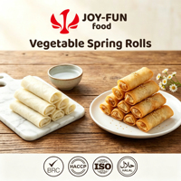 Rollitos de Primavera Congelados IQF Certificados por HACCP y BRC, Dim Sum de Vegetales OEM, Marca Privada, Venta al por Mayor para Restaurantes y Distribuidores
