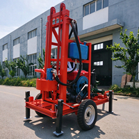 Machine de forage portable directe usine pour puits profonds de 200m à 300m, idéale pour les sources d'eau agricoles et la construction rurale