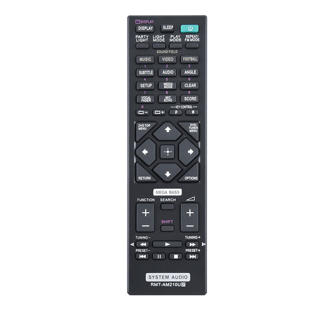 New Arrival RMT-AM210U RMT AM210U Replacement Remote Control Suitable for System Audio HCD-GT3D HCD-SHAKEX1 HCD-SHAKEX3