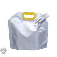 Sacs en plastique de pochette à bec verseur debout en feuille d'aluminium pour emballage de liquide de lait de sauce tomate ketchup mayonnaise