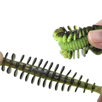 Leurre artificiel en PVC pour pêche au vairon, 65mm 90mm 120mm, type Worm, Spiner, Viber, Shad, Wobbler, Swimbait côtelé, Bass Jigging, Pesca