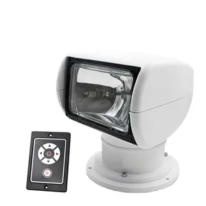 Marine Xenon Searchlight 100W 12V for Sale Yacht Spotlight Search Light Remote Control Searchlight for Boat