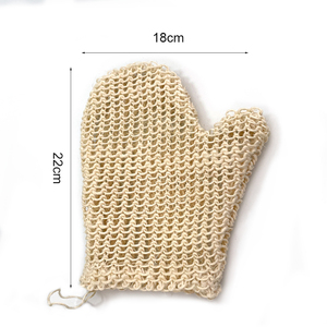 Gant de Douche Exfoliant en Sisal à Séchage Rapide, Produits de Bain, Emballage Personnalisé, Gant Exfoliant Biodégradable pour le Corps - Product Image 3
