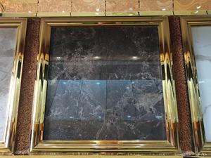 <span class=keywords><strong>Piastrelle</strong></span> per pavimenti in marmo porcellanato lucido da parete nera <span class=keywords><strong>90x90</strong></span> - Product Image 6