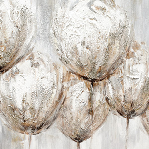 Kết cấu sơn dầu Hoa trắng cho trang trí nhà - Product Image 4