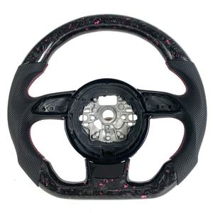 Volant de voiture en fibre de carbone OEM d'origine, compatible avec Audi TT R8 MK3 TTRS TTS <span class=keywords><strong>MK2</strong></span> R8 S3 <span class=keywords><strong>S4</strong></span> S5 S6 S7 RS3 RS4 RS5 RS6 RS7 A3 A5 A6 - Product Image 6