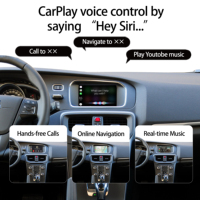 Interface CarPlay sans fil Android Auto pour Volvo 7 pouces XC60/V60/S80/S60/V40 (2011-2015) - Navigation Android Auto Airplay