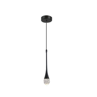 Lustre léger Simple en cristal de luxe nordique pour chambre et Restaurant Bar longues lampes suspendues pour escalier décor à la maison