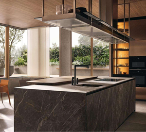 Set Completo di <span class=keywords><strong>Cucina</strong></span> Personalizzata Design Antico Mobili Modulari di Lusso con <span class=keywords><strong>Isola</strong></span> Piano di Lavoro <span class=keywords><strong>in</strong></span> Marmo Pannello Porta <span class=keywords><strong>in</strong></span> Acrilico - Product Image 6