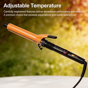 Fer à friser <span class=keywords><strong>électrique</strong></span> pour hommes avec revêtement en céramique, chauffage PTC, affichage de la température LCD, utilisation domestique - Product Image 3