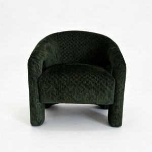 Fauteuil d'appoint moderne de luxe, durable et écologique pour salon, avec pieds massifs, idéal pour chambre, appartement, hôtel - Product Image 5