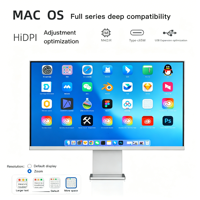 Moniteur 27 pouces 5K, résolution 5120 * 2880, 5K 165 Hz/2K 330 Hz, double mode, 100 % sRGB, luminosité 460 nit, cadre fin sur trois côtés