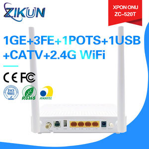เกตเวย์ ONU ระดับมืออาชีพสำหรับ FTTH รุ่น TR-069 + VoIP + CATV AGC OEM จัดจำหน่ายจำนวนมาก ชุดเครือข่ายประสิทธิภาพสูงสำหรับ ISP - Product Image 2