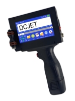 Impresora Portátil de Mano con Pantalla Táctil Inteligente para Códigos QR, Impresora de Fecha con Tinta de Secado Rápido, Impresora de Tubos Flexibles con Tinta Ecológica para Ropa y Tarjetas