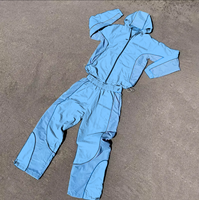 Ensemble de survêtement personnalisé pour homme, coupe-vent en nylon respirant et léger, imprimé, avec fermeture éclair, pour l'automne