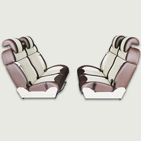 Siège de fourgon MPV en cuir de luxe avec canapé-lit inclinable multifonctionnel pour camping-car (Vito)