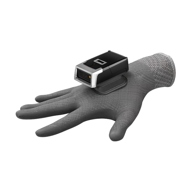 HENEX H500 Wearable Barcode Scanner Ring RS5100 for 2D QR Code Reader Glove USB Interface 3-Year Warranty FCC Certified Stock