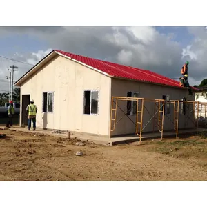 Nouvelle technologie de conception de maison préfabriquée en ciment mousse projets de construction rapide en Libye