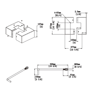 Poste de luz de calle galvanizado de inmersión en caliente de entrega rápida 25ft <span class=keywords><strong>4</strong></span> "11 calibre Poste de luz de acero cuadrado recto - Product Image 4