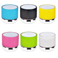 Mini haut-parleur sans fil avec LED, carte TF, USB, caisson de basses portable, colonne de son MP3 pour PC, téléphone portable