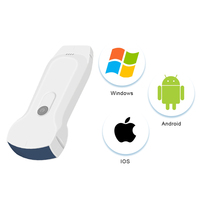 Sonda Konted C10RL 3 en 1 Ecógrafo Inalámbrico Escáner de Ultrasonido Portátil para Sistema IOS/Android/Windows con MDR CE