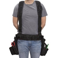 Ceinture porte-outils robuste et imperméable pour jardinage, électricien, charpentier avec bretelles - OEM/ODM disponible, capacité 150 lb