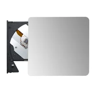 قارئ أقراص Blu-ray بتصميم رفيع من TISHRIC قارئ أقراص CD DVD خارجية USB 3.0 قارئ أقراص Blu-ray للكمبيوترات المحمولة التي تعمل بنظام Windows XP/7/8/10 MacOS