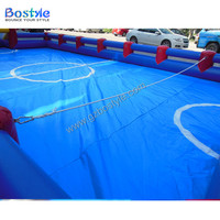 Jeu interactif gonflable de bâche de PVC de table de football de baby-foot extérieur professionnel utilisation commerciale certifiée CE 100-500kg