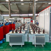 Transformador Trifásico de 500 kVA, 220/110, Bobinado de Cobre, Estándar IEC60076, Larga Vida Útil, Modelo S9, Enfriamiento ONAN/ONAF, Lleno de Aceite