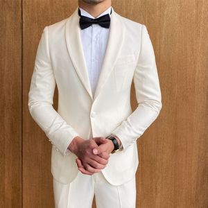 Traje de Negocios de Lana de 3 Piezas <span class=keywords><strong>para</strong></span> Hombre, Chaqueta, Chaleco y Pantalones, Antiarrugas, con un Botón, Solapa, Corte Ajustado, Trajes de Boda <span class=keywords><strong>para</strong></span> <span class=keywords><strong>Caballero</strong></span> - Product Image 4