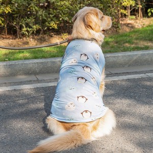 Vêtements pour grands chiens 3XL-8XL vêtements pour animaux de compagnie Labrador <span class=keywords><strong>Golden</strong></span> <span class=keywords><strong>Retriever</strong></span> T-shirt gilet pour animaux de compagnie de haute qualité d'été - Product Image 4