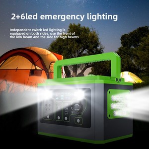 Tùy chỉnh 500W công suất cao dự phòng khẩn cấp cung cấp điện xách tay Cắm Trại Ngoài trời phong cách MPPT năng lượng di động lưu trữ chế biến - Product Image 4