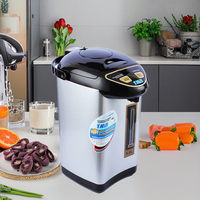 Pot thermo électrique en acier inoxydable de 5.5 litres Distributeur d'eau sans fil 220V-240V Chaudière domestique portable pour le thé